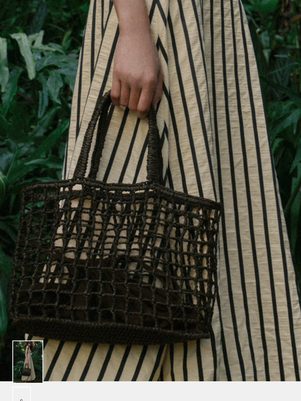Zara  Sac à main avec top tressé. Compartiment intérieur am Hauteur